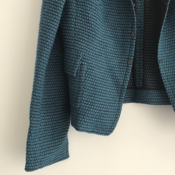 Akris Punto Teal Blazer - Picture 6 of 8